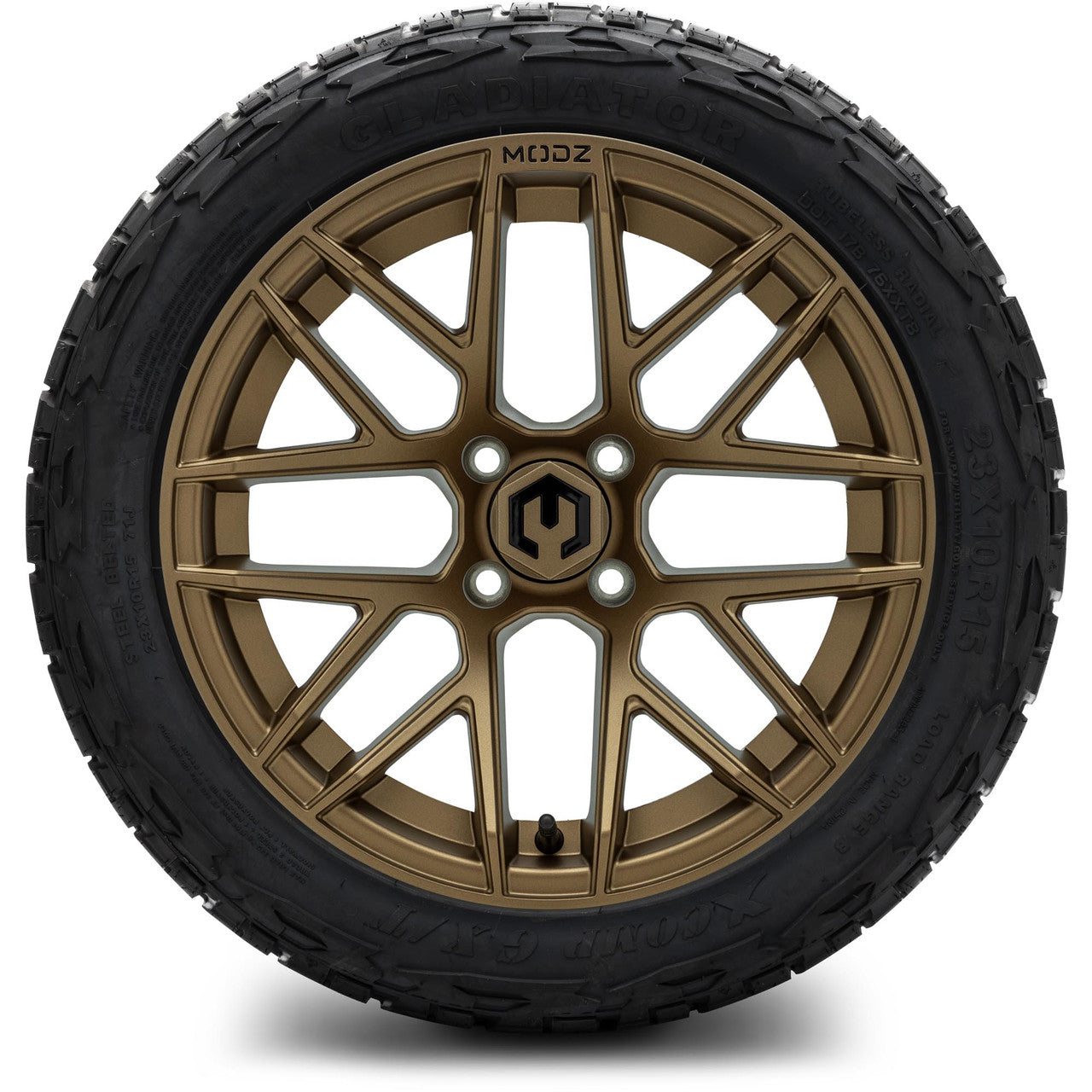 MODZ® 15" Matrix Matte Bronze Wheels & Off-Road Tires Combo