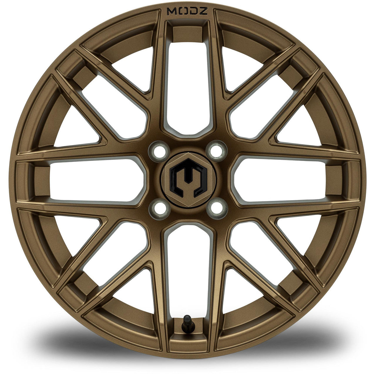 MODZ® Matrix Matte Bronze 15" Golf Cart Wheel