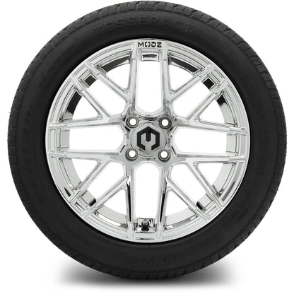 MODZ® 15" Matrix Chrome Wheels & Street Tires Combo