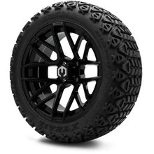 MODZ® 15" Matrix Glossy Black Wheels & Off-Road Tires Combo