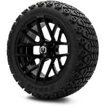 MODZ® 15" Matrix Glossy Black Wheels & Off-Road Tires Combo