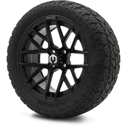 MODZ® 15" Matrix Matte Black Wheels & Off-Road Tires Combo
