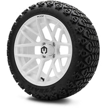 MODZ® 15" Matrix Glossy White Wheels & Off-Road Tires Combo