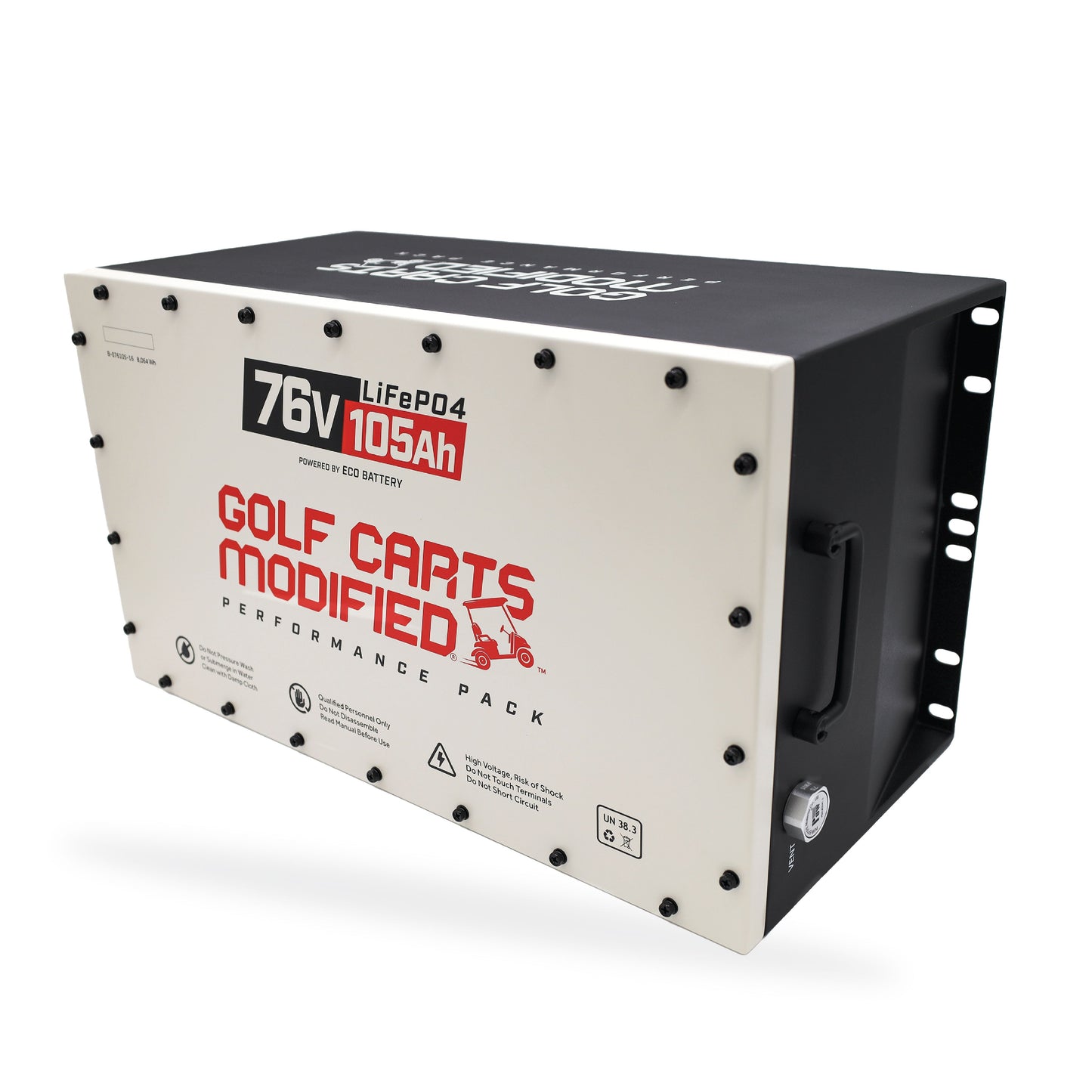 76V 105Ah LiFePO4 Battery / Golf Carts Modified