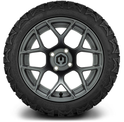 MODZ® 14" Renegade Gunmetal Wheels & Off-Road Tires Combo