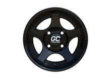 GC Modified IDOL 12x7 Gloss Black Golf Cart Wheel