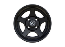 GC Modified IDOL 12x7 Matte Black Golf Cart Wheel
