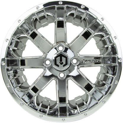 MODZ® Assault Chrome 14" Golf Cart Wheel