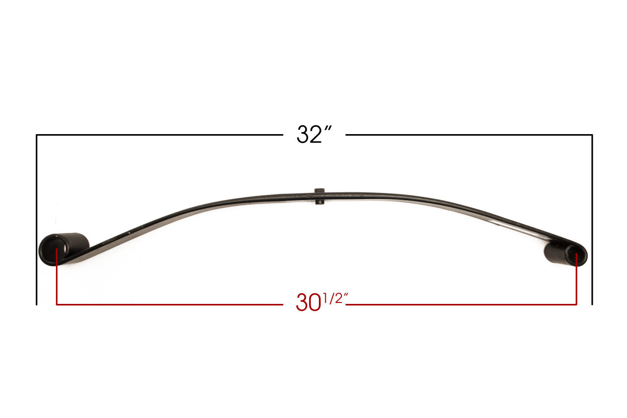 MODZ® EZGO RXV 2008-Up Heavy Duty Rear Leaf Spring Kit - Single Leaf