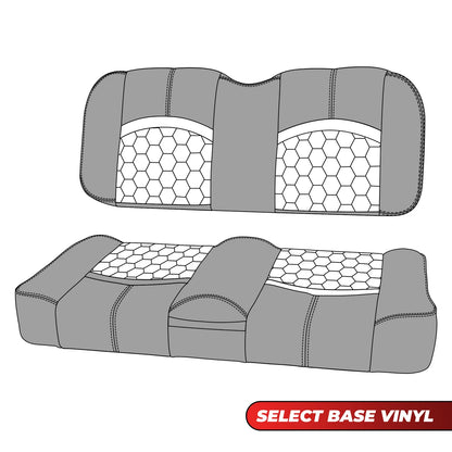 MODZ® FS1 TOP STITCH FRONT SEAT FOR CLUB CAR, EZGO, ICON/EV1 & YAMAHA - CUSTOM