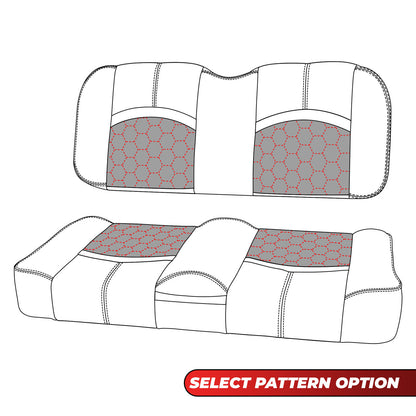 MODZ® FS1 TOP STITCH FRONT SEAT FOR CLUB CAR, EZGO, ICON/EV1 & YAMAHA - CUSTOM