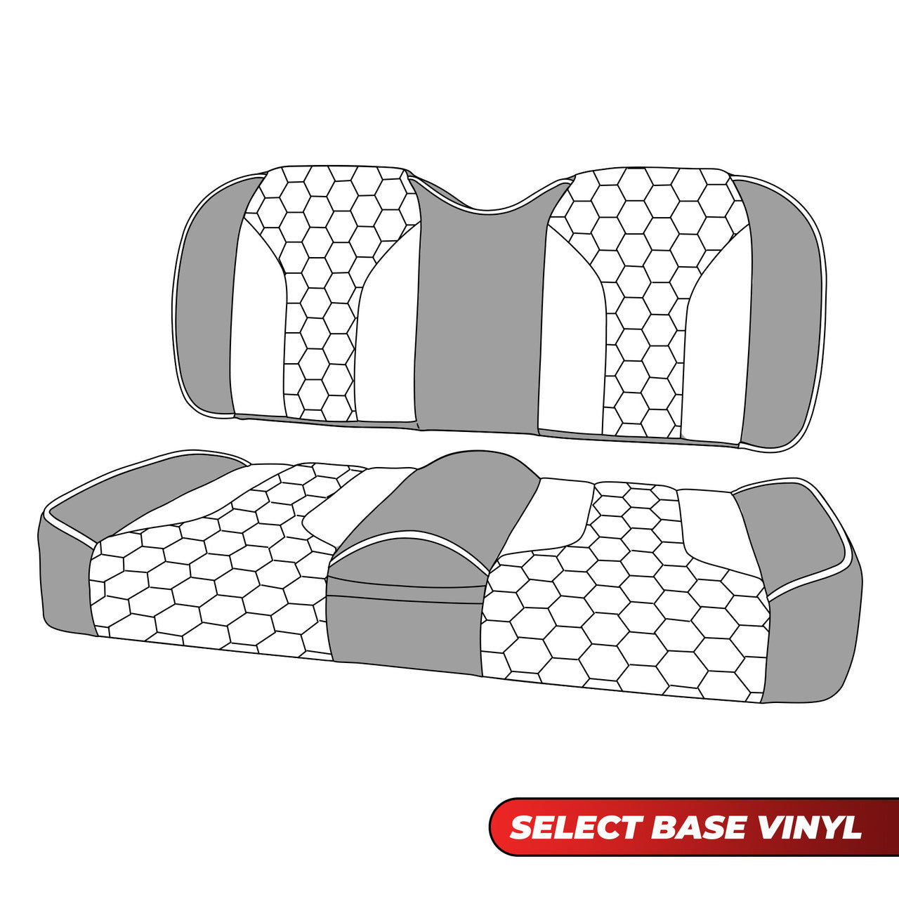 MODZ® FS2 FRONT SEAT FOR CLUB CAR, EZGO, ICON/EV1 & YAMAHA - CUSTOM