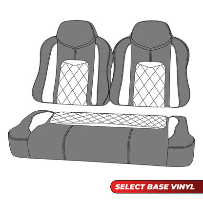 MODZ® FS3 FRONT SEAT FOR CLUB CAR & EZGO - CUSTOM