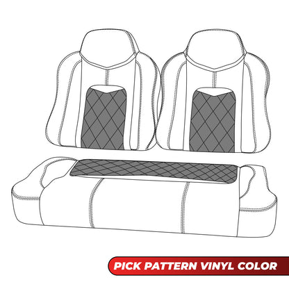 MODZ® FS3 FRONT SEAT FOR CLUB CAR & EZGO - CUSTOM