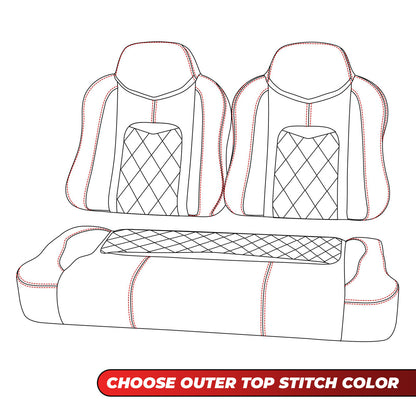MODZ® FS3 FRONT SEAT FOR CLUB CAR & EZGO - CUSTOM