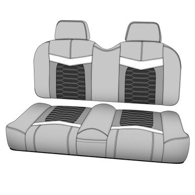 MODZ® FSX FRONT SEAT FOR CLUB CAR, EZGO, ICON/EV1 & YAMAHA - CUSTOM
