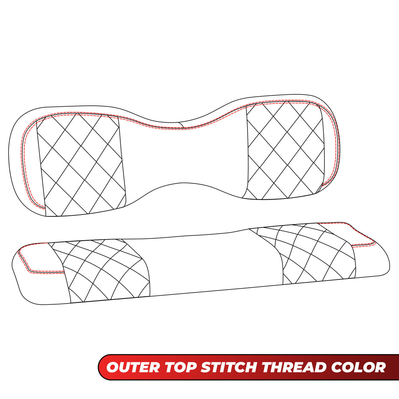 MODZ®  RC Top Stitch Custom Rear Covers