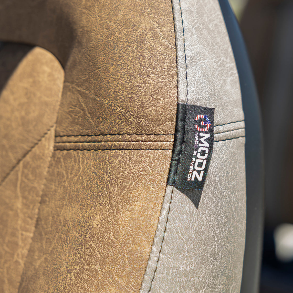 MODZ® Evolution Special Edition D5 Seat Cover - Wheat w/Pebble Accents