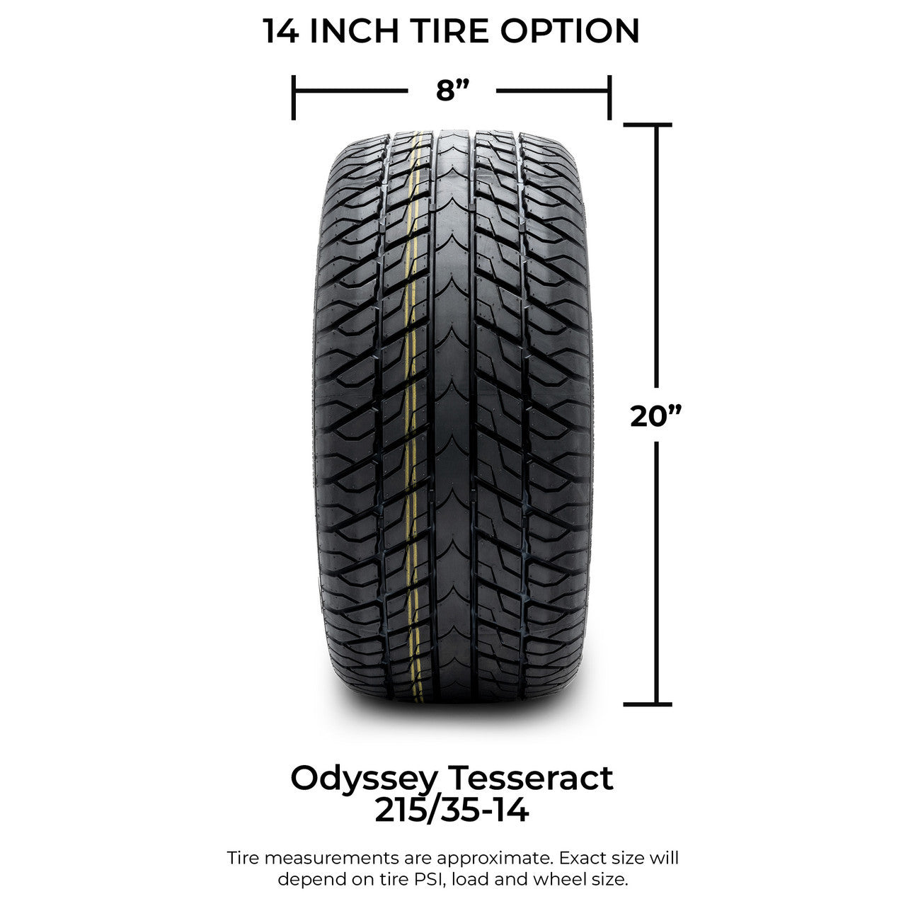 MODZ® 14" Renegade Matte Bronze Wheels & Street Tires Combo