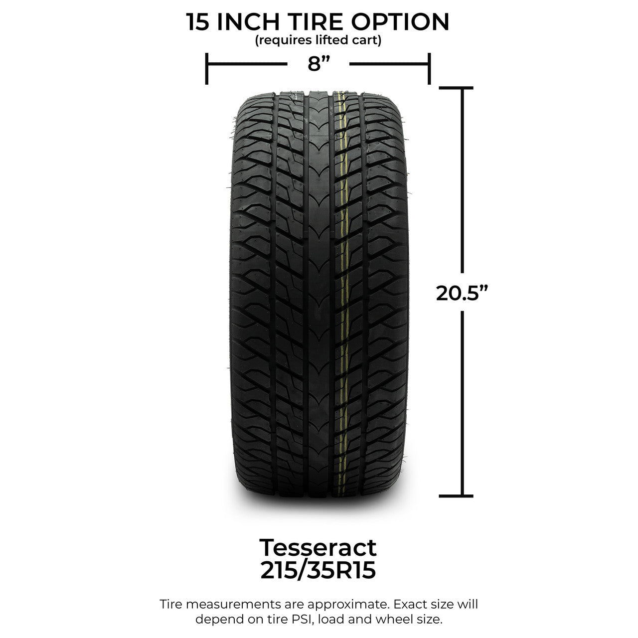 MODZ® 15" Chaos Glossy Black Wheels & Street Tires Combo