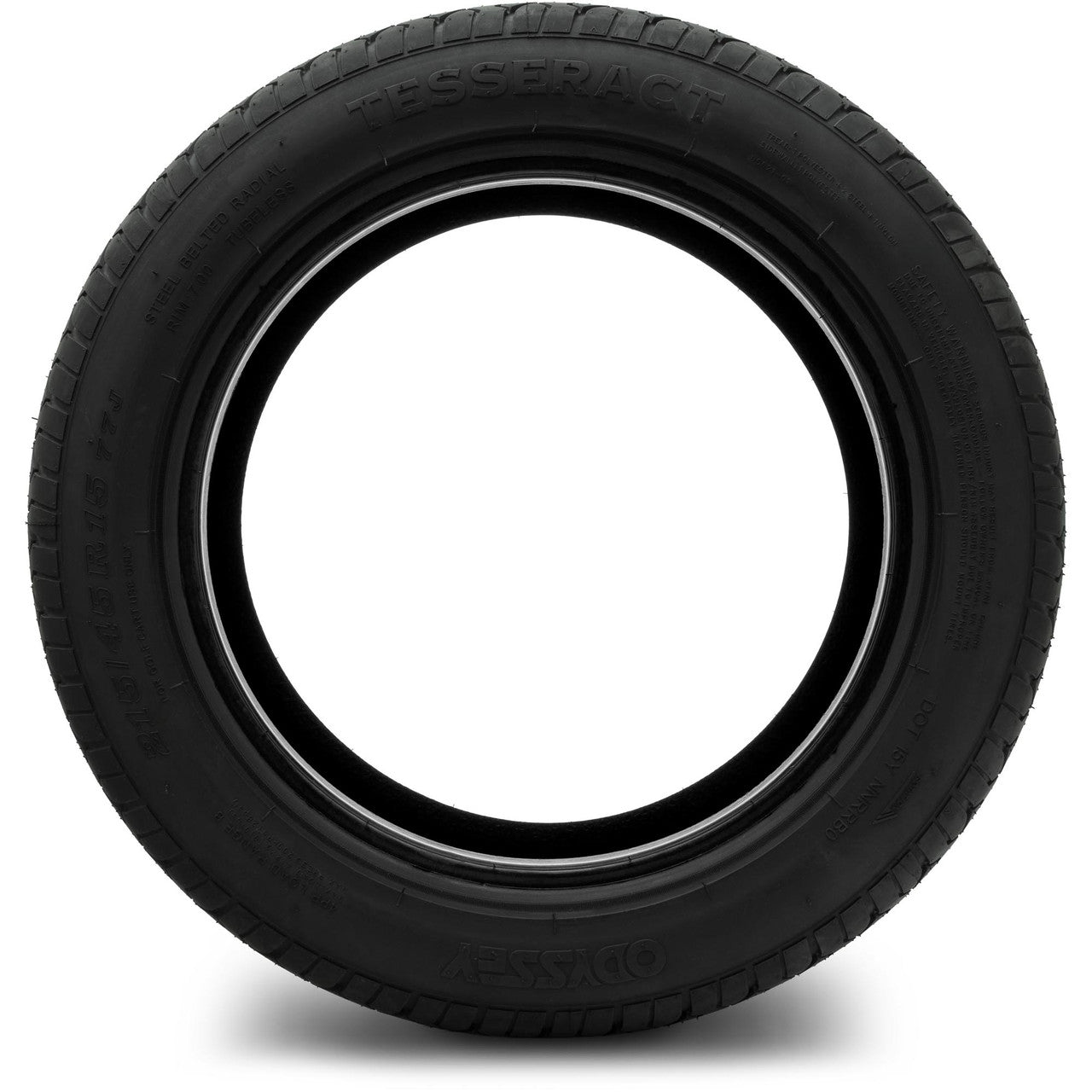 Odyssey Tesseract Steel-Belted Street Golf Cart Tire 215/45-15