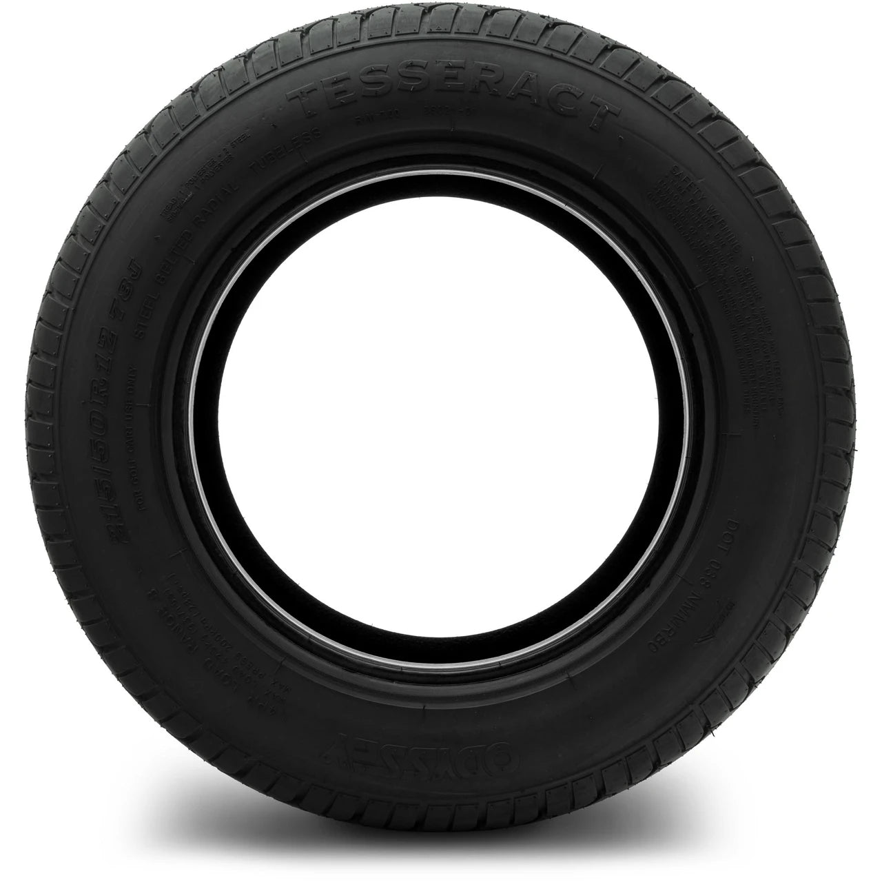Odyssey Tesseract Steel-Belted Street Golf Cart Tire 215/50-12