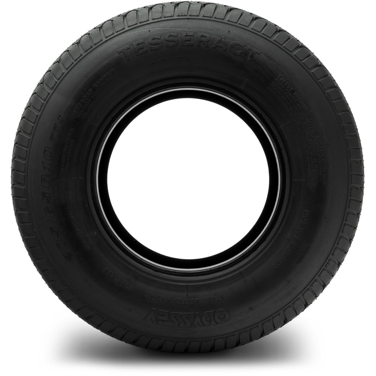 Odyssey Tesseract Steel-Belted Street Golf Cart Tire 205/65-10