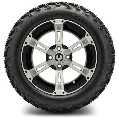MODZ® 14" Ambush Machined Black Wheels & Off-Road Tires Combo