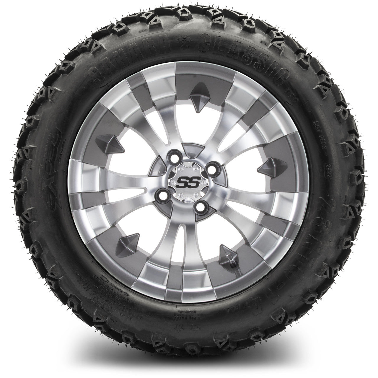 MODZ® 14" Vampire Gunmetal Wheels & Off-Road Tires Combo