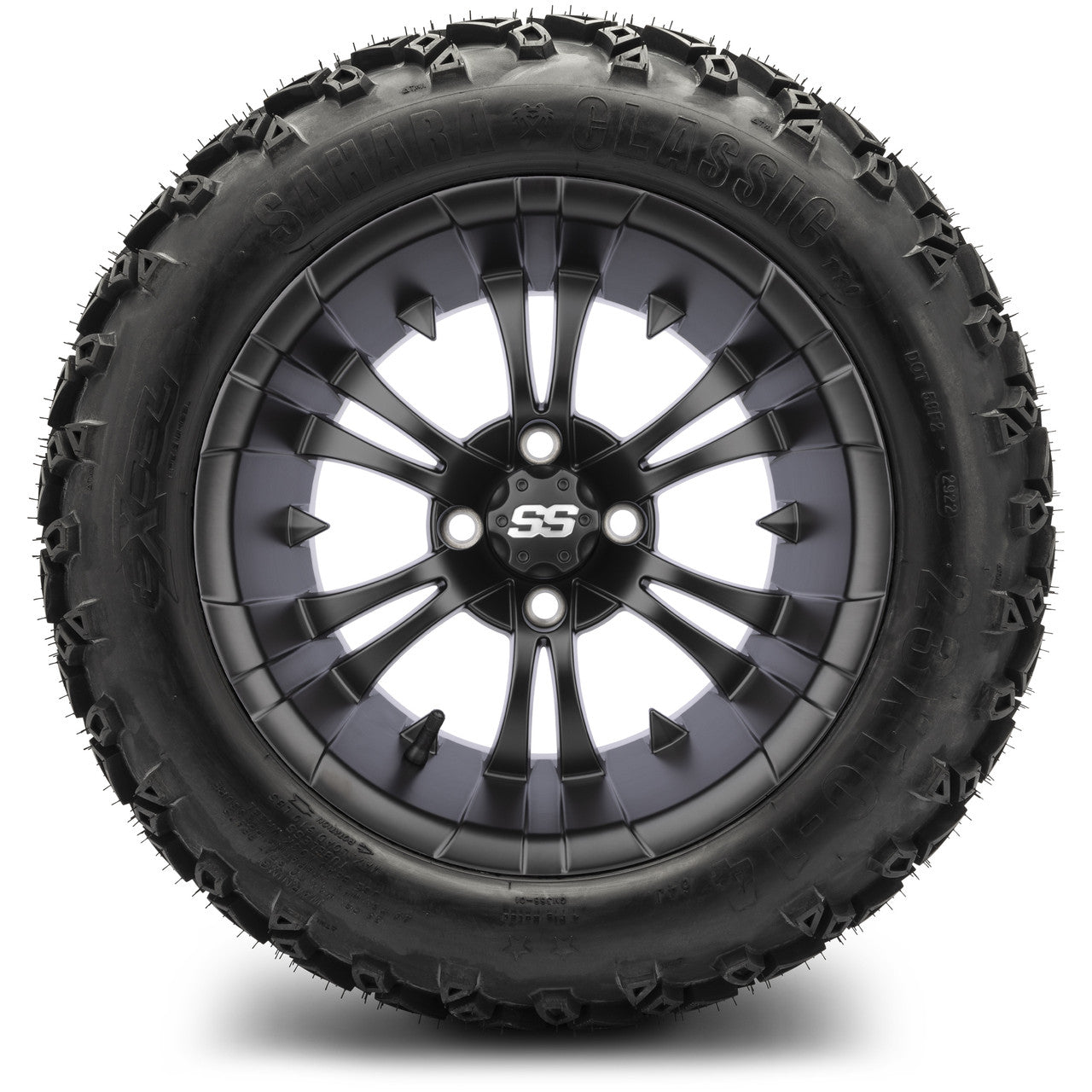 MODZ® 14" Vampire Matte Black Wheels & Off-Road Tires Combo
