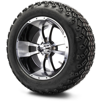 MODZ® 14" Storm Trooper Machined Black Wheels & Off-Road Tires Combo