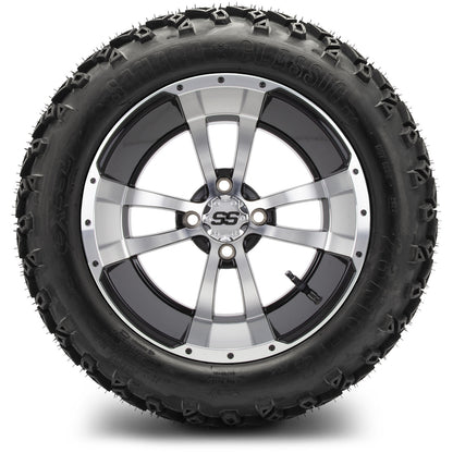 MODZ® 14" Storm Trooper Machined Black Wheels & Off-Road Tires Combo