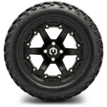 MODZ® 14" Gladiator Matte Black Wheels and Off-Road Tires Combo