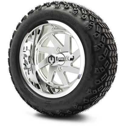 MODZ® 14" Fury Chrome Wheels & Off-Road Tires Combo