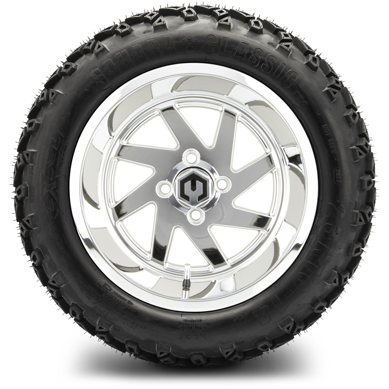 MODZ® 14" Fury Chrome Wheels & Off-Road Tires Combo