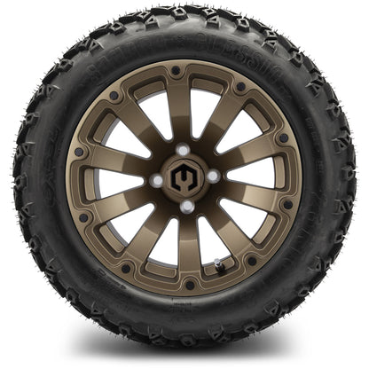 MODZ® 14" Bomber Matte Bronze Wheels & Off-Road Tires Combo