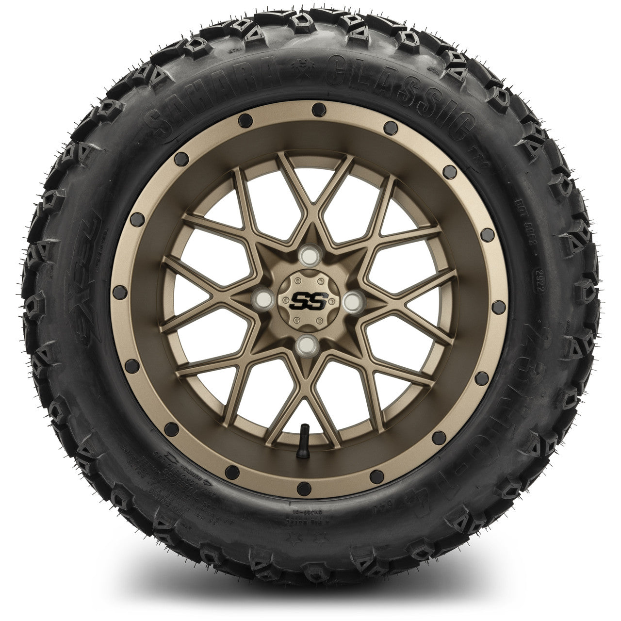 MODZ® 14" Vortex Matte Bronze Wheels & Off-Road Tires Combo