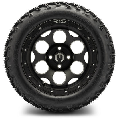 MODZ® 14" Militia Matte Black Wheels & Off-Road Tires Combo