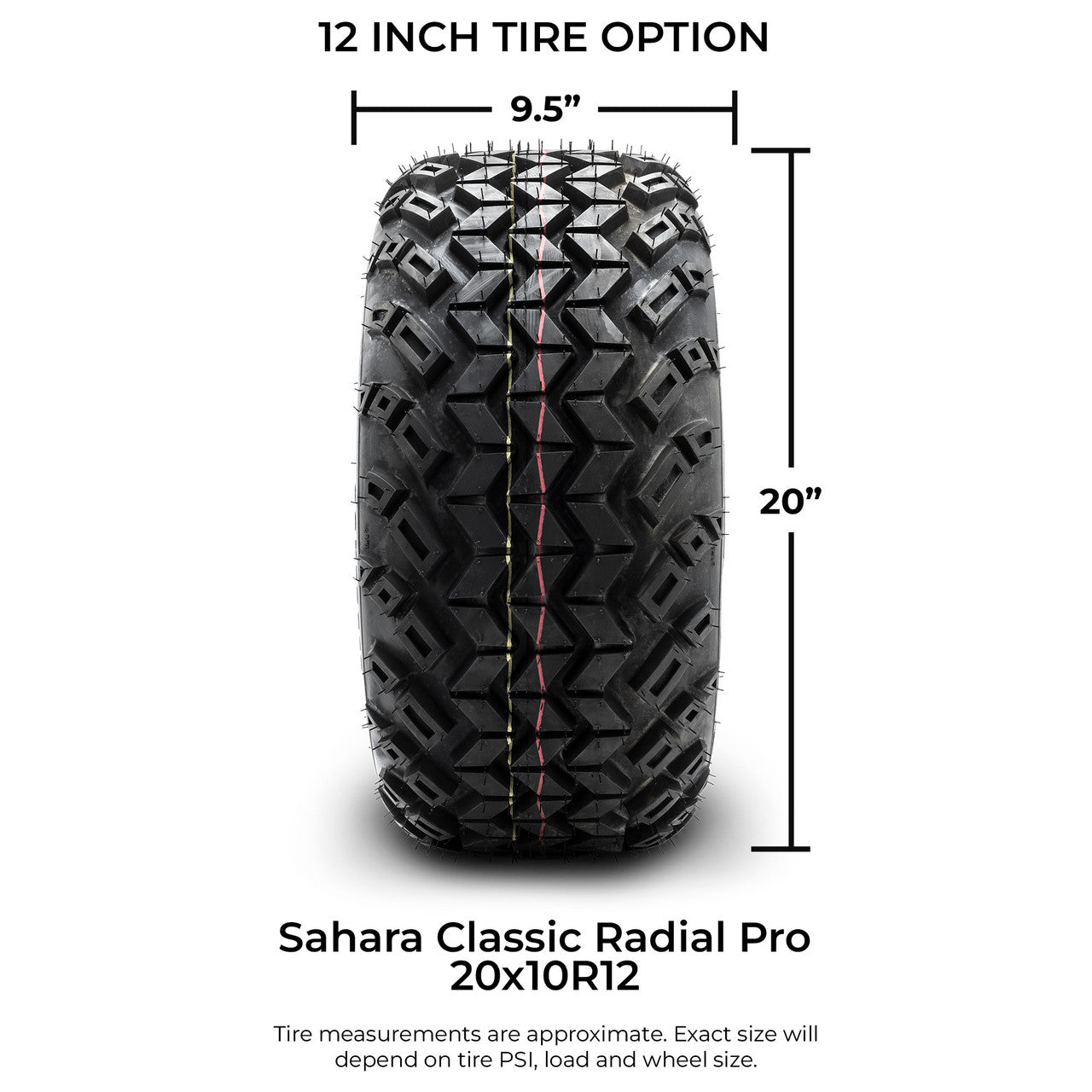 MODZ® 12" Mauler Blue and Black with Ball Mill Wheels & Off-Road Tires Combo