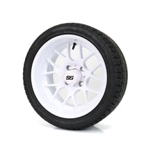 SS Wheels Alpha 14x7 Gloss White & X Comp H/T Tire Combo