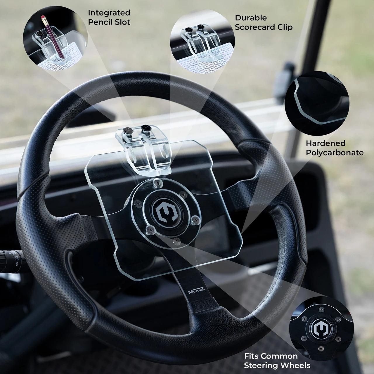 MODZ® Steering Wheel Scorecard Holder