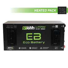 51V 105AH Skinny LiFePO4 Battery / Heated