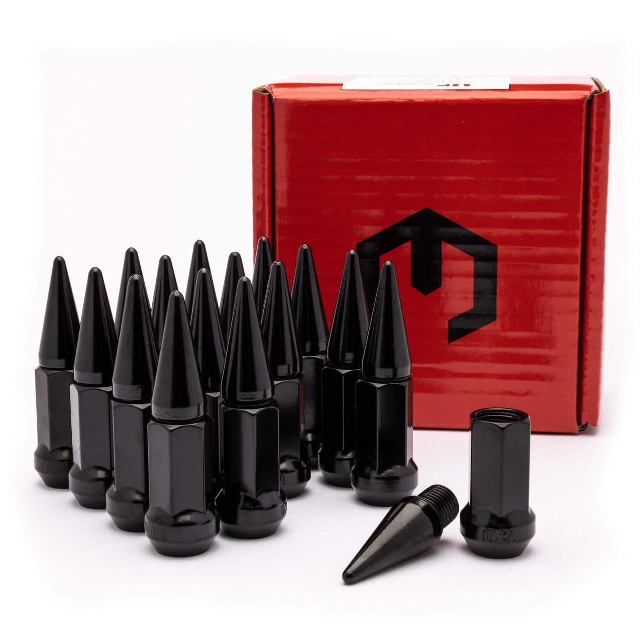 MODZ® Spiked Black Lug Nuts - Pack of 16