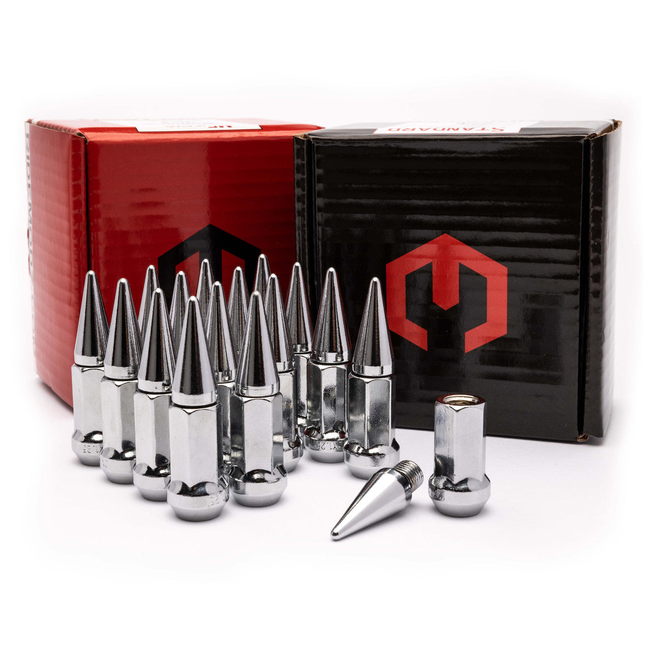 MODZ® Spiked Chrome Lug Nuts - Pack of 16