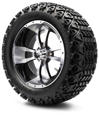 MODZ® 14" Storm Trooper Machined Black Wheels & Off-Road Tires Combo