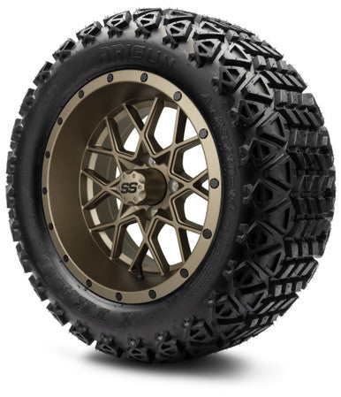 MODZ® 14" Vortex Matte Bronze Wheels & Off-Road Tires Combo