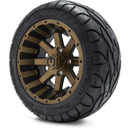 MODZ® 12" Assault Matte Bronze Wheels & Street Tires Combo