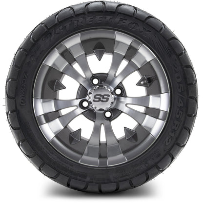 MODZ® 12" Vampire Gunmetal Wheels & Street Tires Combo