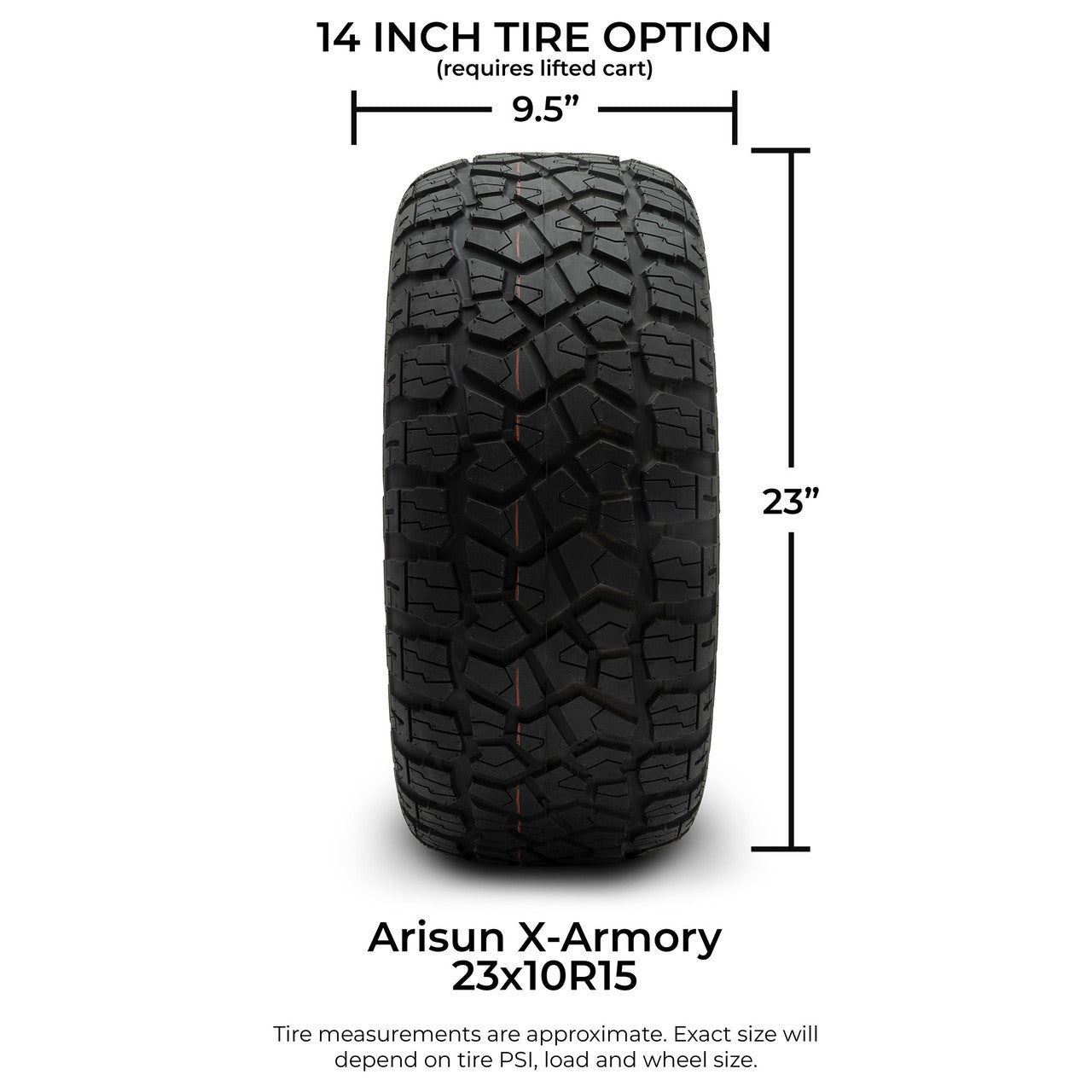 MODZ® 15" Vampire Chrome Wheels & Off-Road Tires Combo