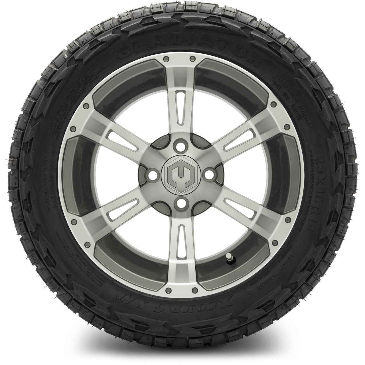 MODZ® 14" Ambush Gunmetal Wheels & Off-Road Tires Combo